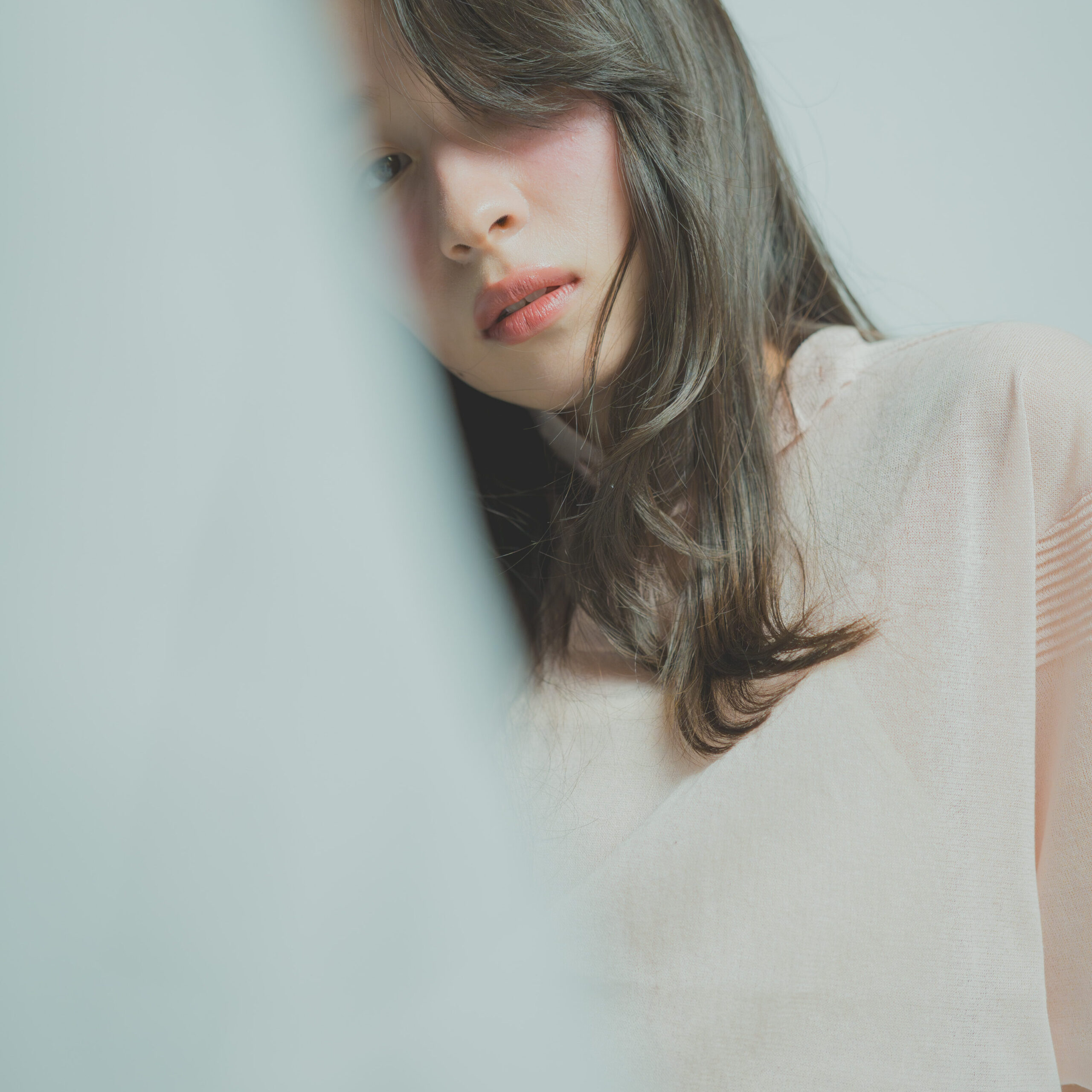 京都で韓国レイヤーカットを施術したロングヘアのお客様